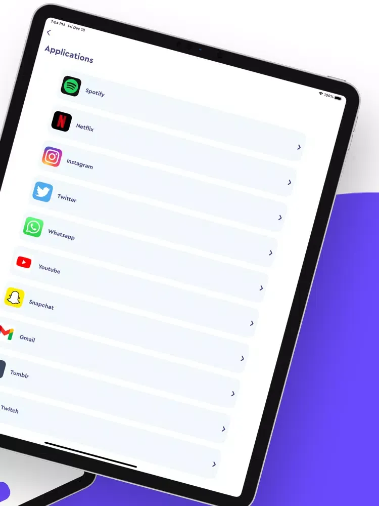 Captures d'écran de Lock For Accounts: Lock Any iPad 