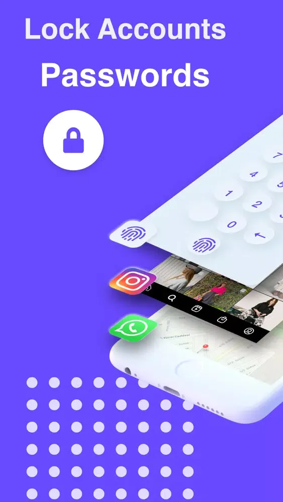 Captures d'écran de Lock For Accounts: Lock Any