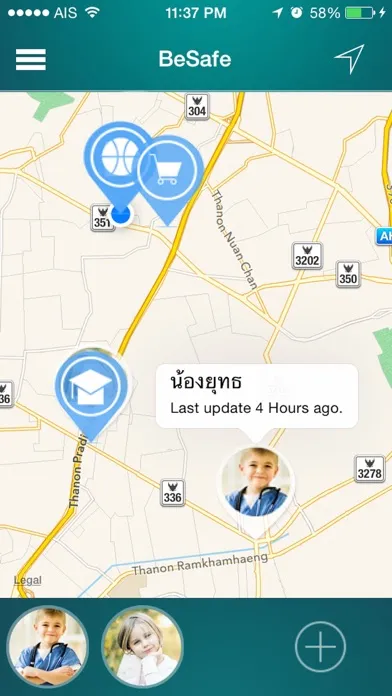 Tangkapan layar BeSafeApp