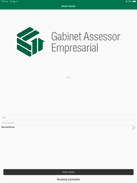 Screenshot di Gabinet iPad 