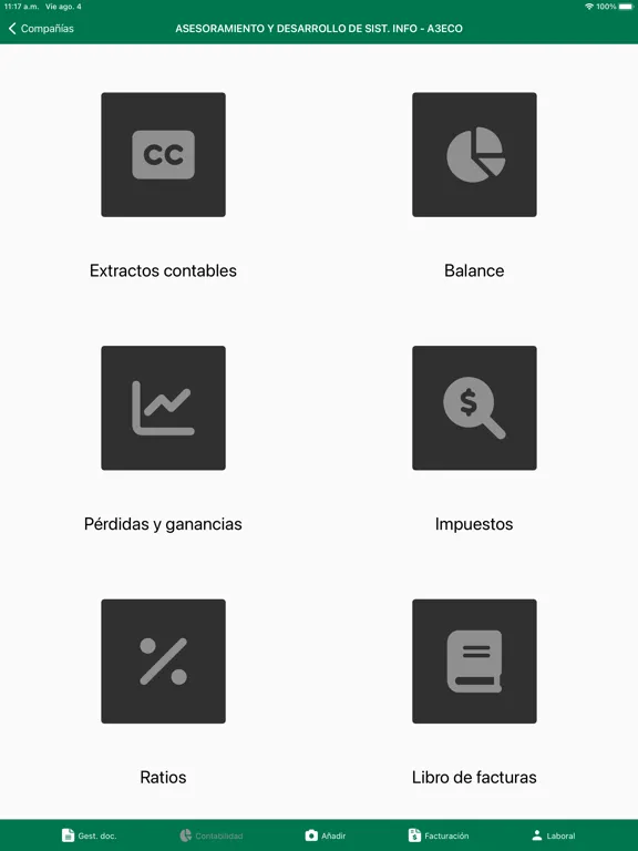 Screenshot di Gabinet iPad 