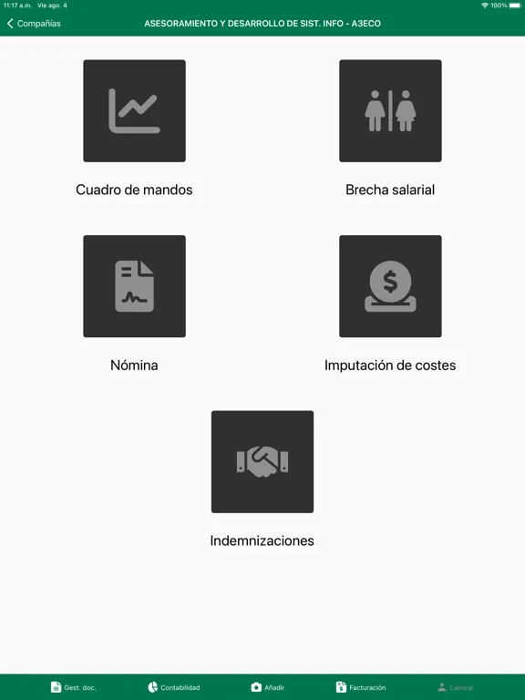 Screenshot di Gabinet iPad 