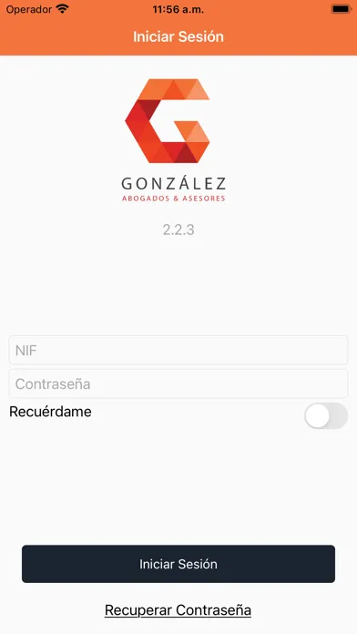 Captures d'écran de Gonzalez Abogados