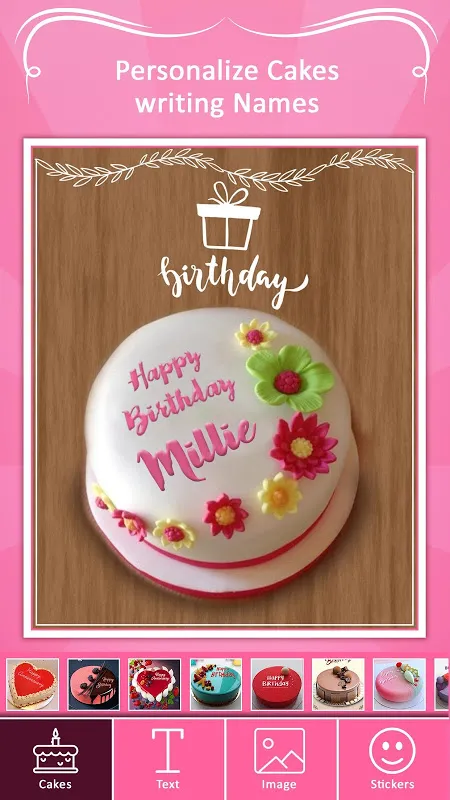 Name on Birthday Cake Screenshots