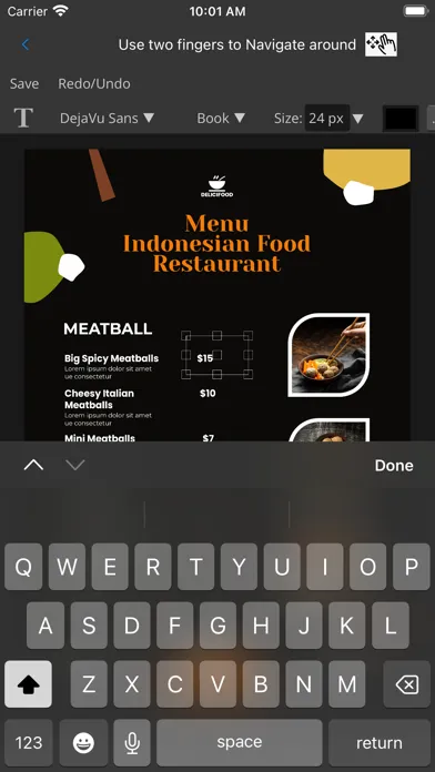 تصاویر Menu Maker & Designer