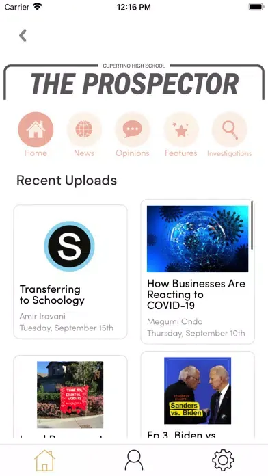 Cupertino High School Screenshots