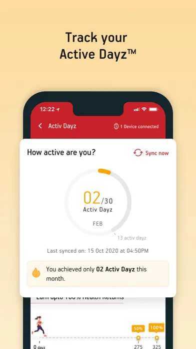 ภาพหน้าจอของ Activ Health