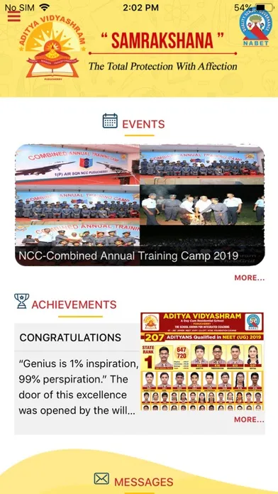 Aditya Vidyashram سکرین شاٹس
