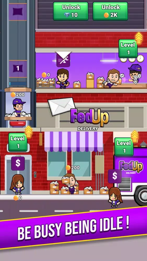 FedUp Delivery Idle Tycoon應用截圖