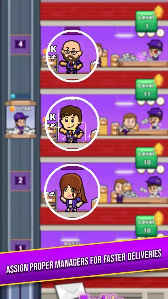 Tangkapan skrin FedUp Delivery Idle Tycoon