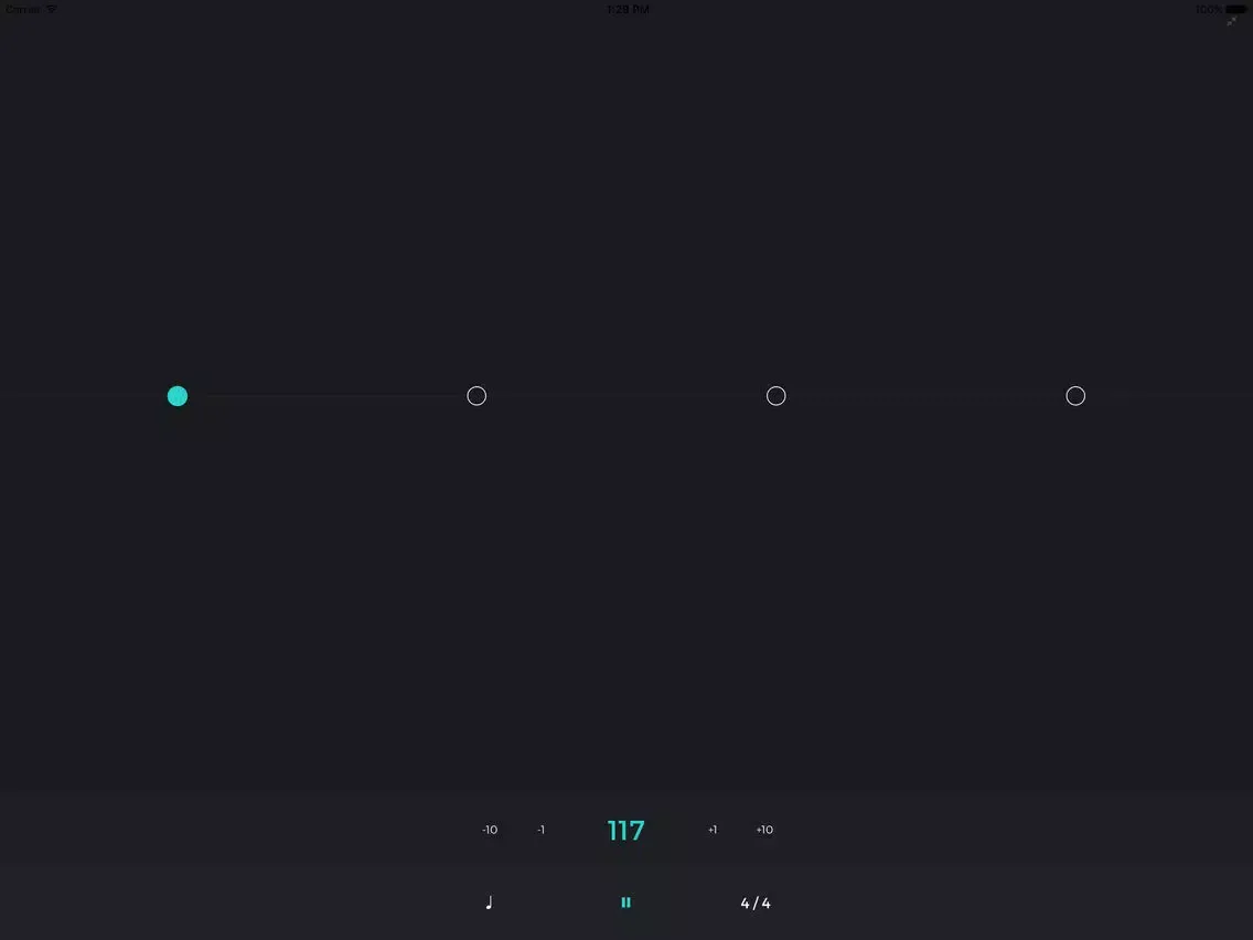 Tangkapan layar Klang - Metronome & Setlists iPad 