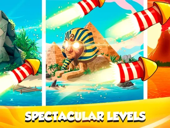 Captures d'écran de Solitaire Tripeaks Lost Worlds iPad 