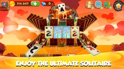 Captures d'écran de Solitaire Tripeaks Lost Worlds