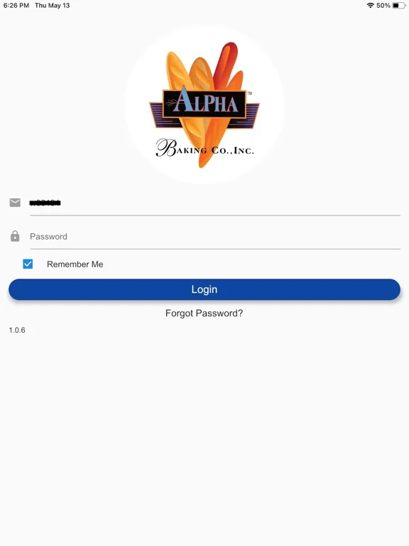 Alpha Baking eCommerce iPad Screenshots