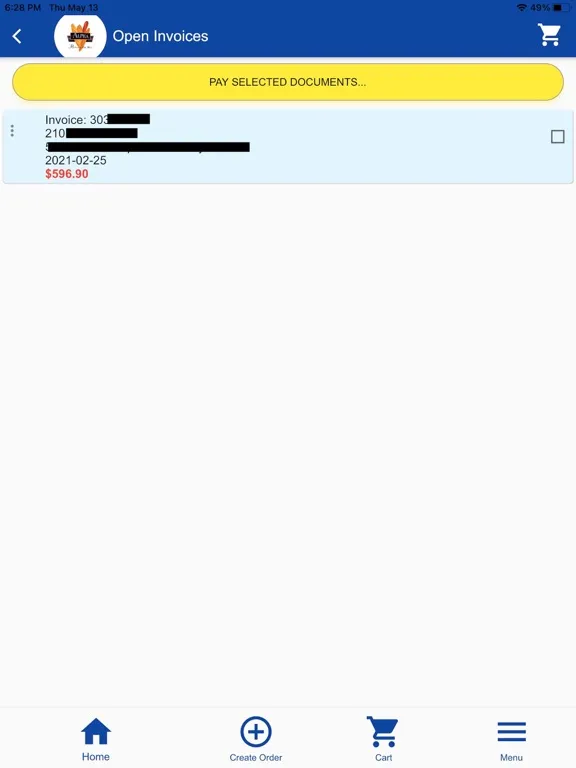 Alpha Baking eCommerce iPad Screenshots