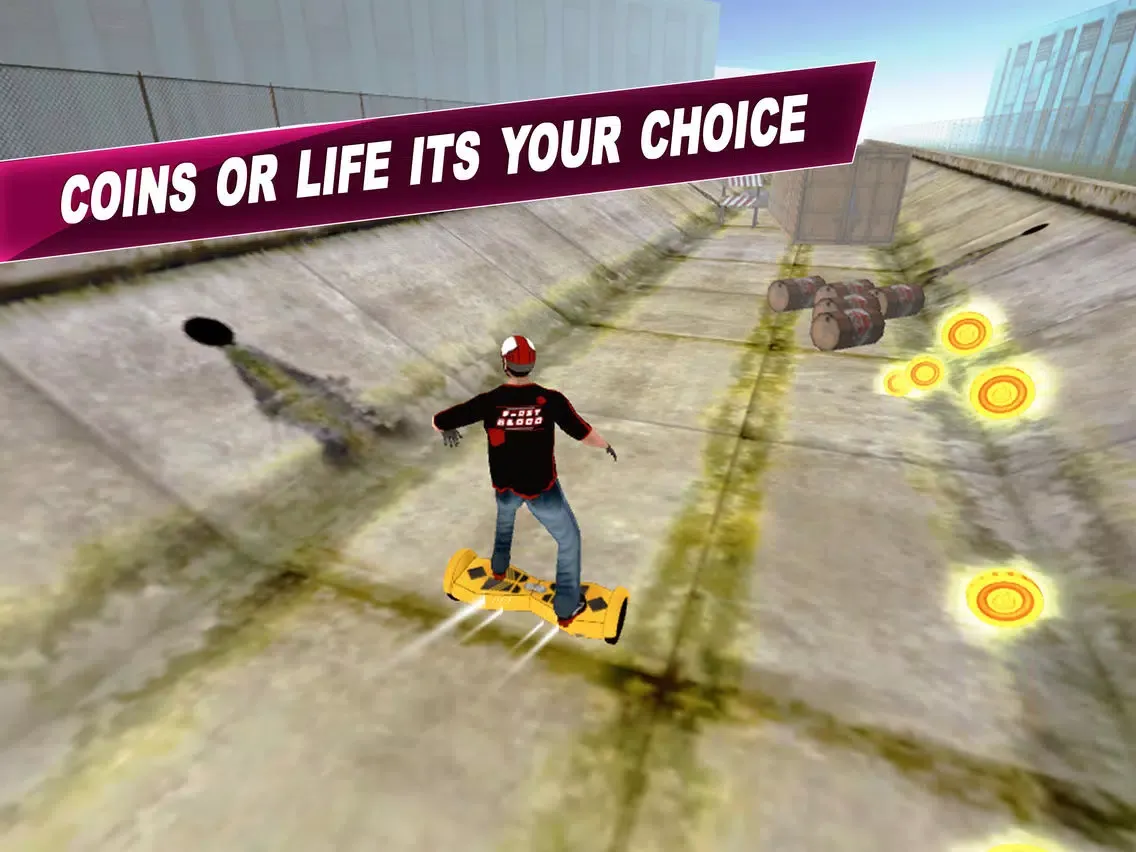 Hoverboard Stunts Rider 2017: Endless Run Game iPad  स्क्रीनशॉट