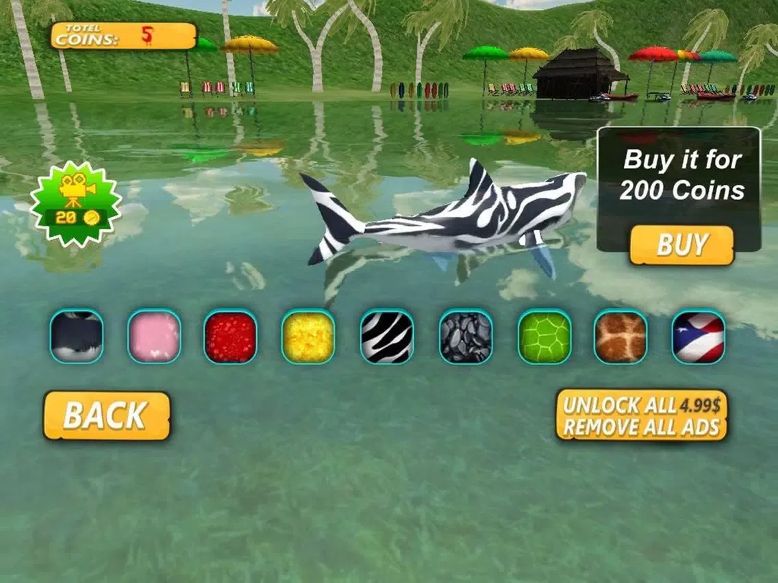 Скриншоты Hunter Shark Attack Simulator : Deadly Adventure iPad 