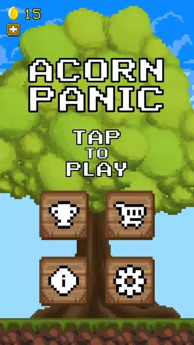 Tangkapan layar Acorn Panic
