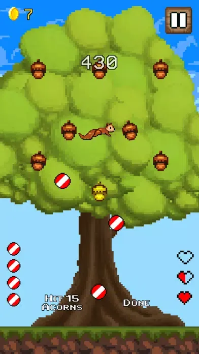 Tangkapan layar Acorn Panic