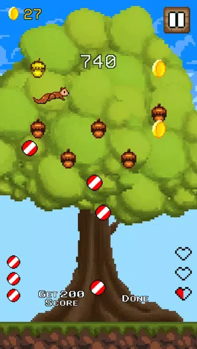 Tangkapan layar Acorn Panic