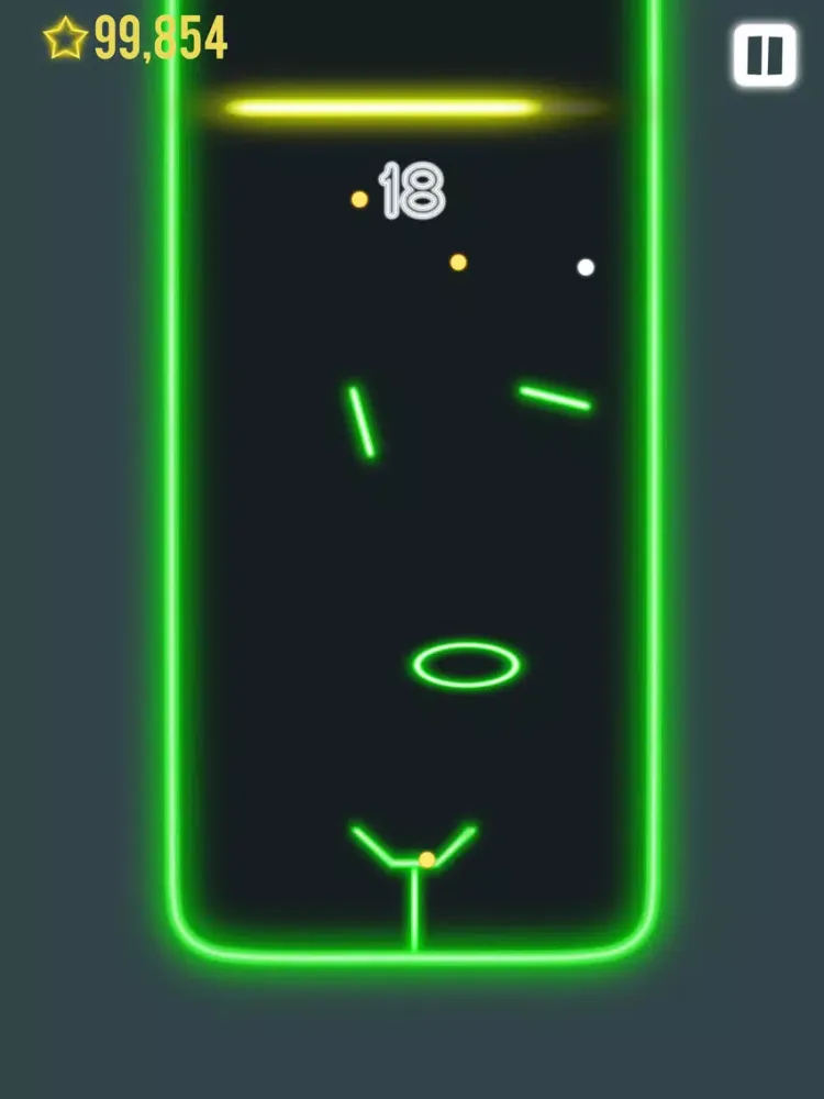 Capturas de pantalla de Neon Ball Scooper iPad 