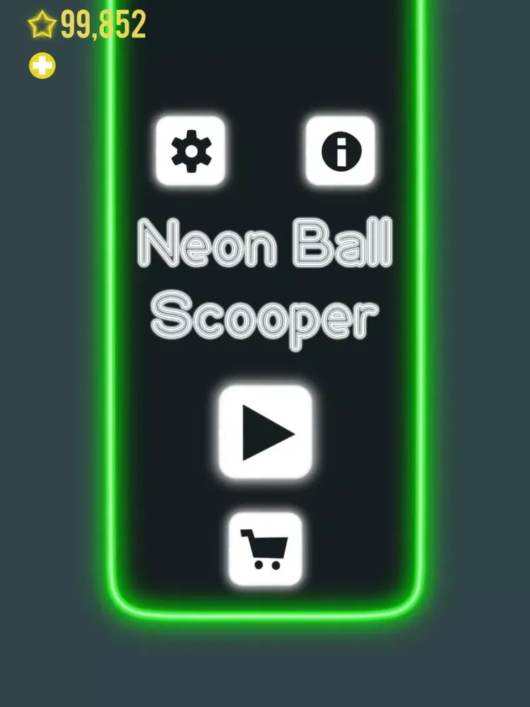 Capturas de pantalla de Neon Ball Scooper iPad 