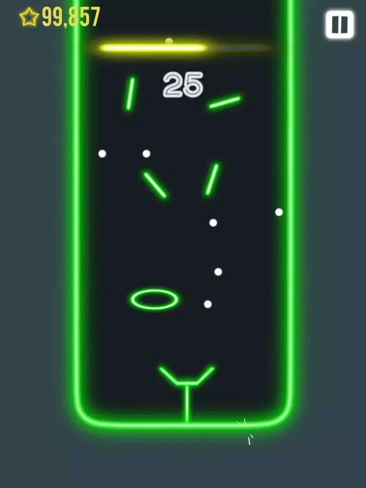 Capturas de pantalla de Neon Ball Scooper iPad 