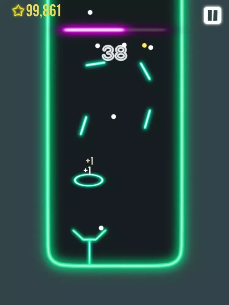 Capturas de pantalla de Neon Ball Scooper iPad 
