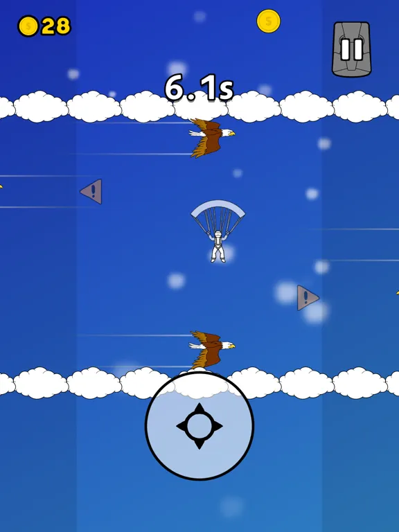 Скриншоты Slow Fall iPad 