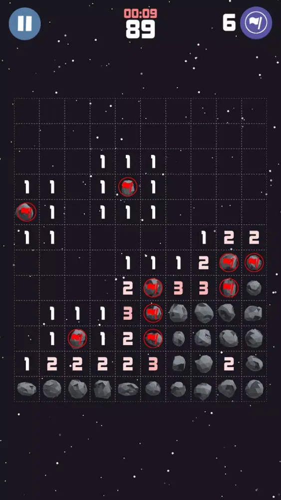 Starsweeper - Adknown Games স্ক্রিনশট