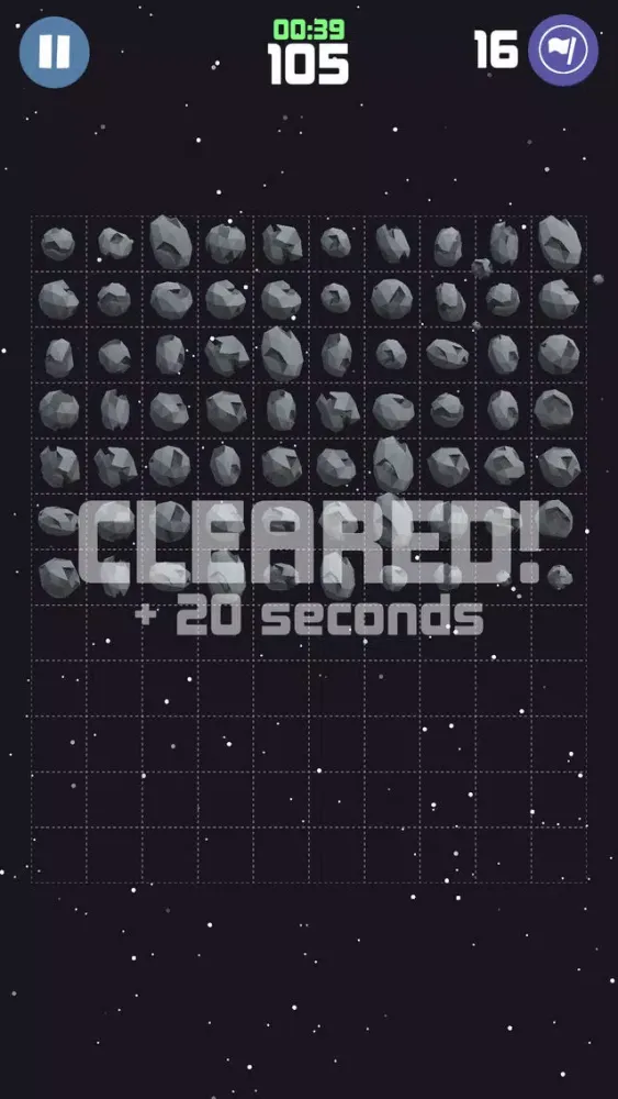 Starsweeper - Adknown Games স্ক্রিনশট