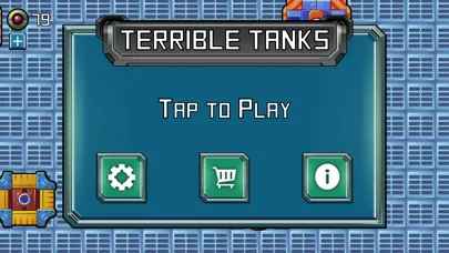 Capturas de tela do Terrible Tanks