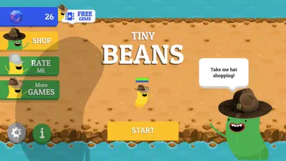 Capturas de tela do Tiny Beans