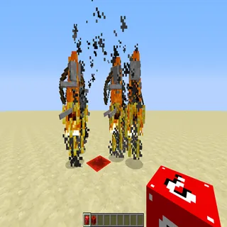 تصاویر Lucky Block Red For MCPE