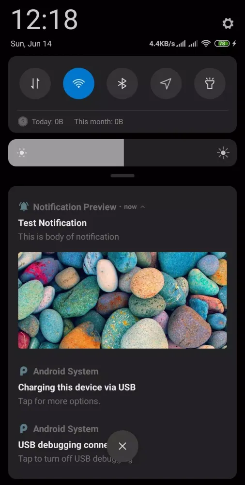 Notification Preview應用截圖