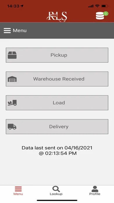Ảnh chụp màn hình của RLS Mobile