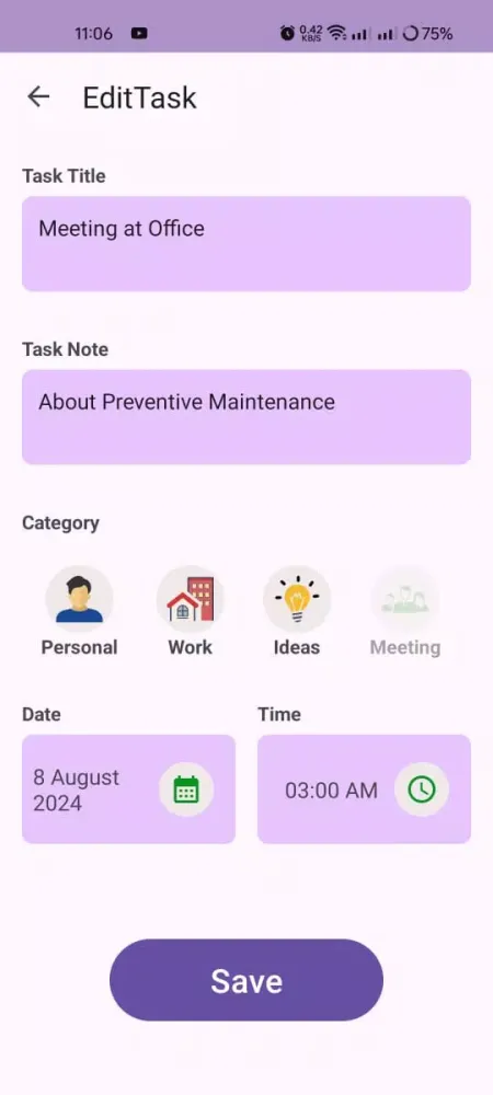 To-Do Task Screenshots