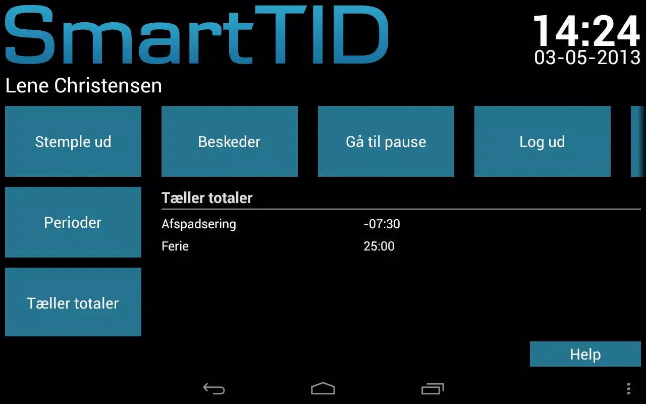 SmartTID Tablet スクリーンショット