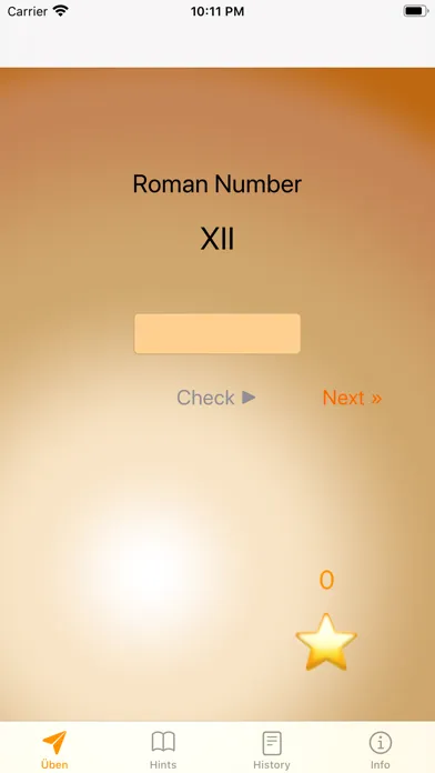 ภาพหน้าจอของ Üben - Roman Numbers