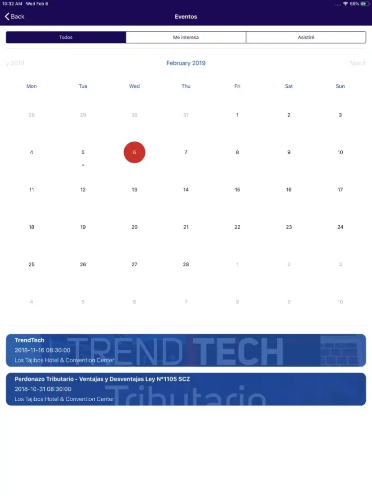 Скриншоты AmCham Bolivia iPad 