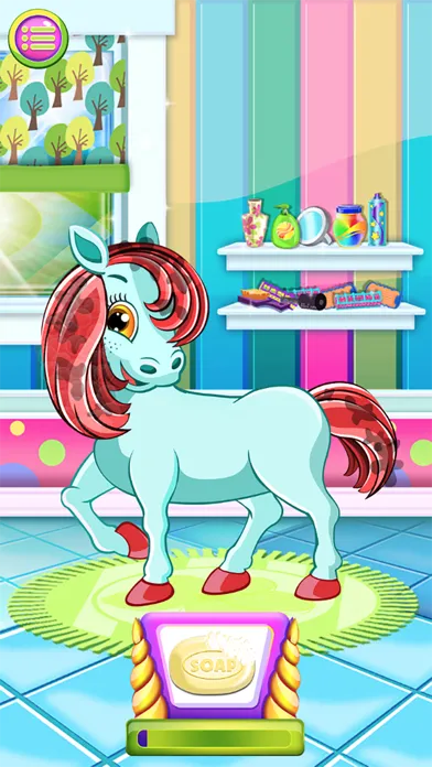 صور cute pink horse salon