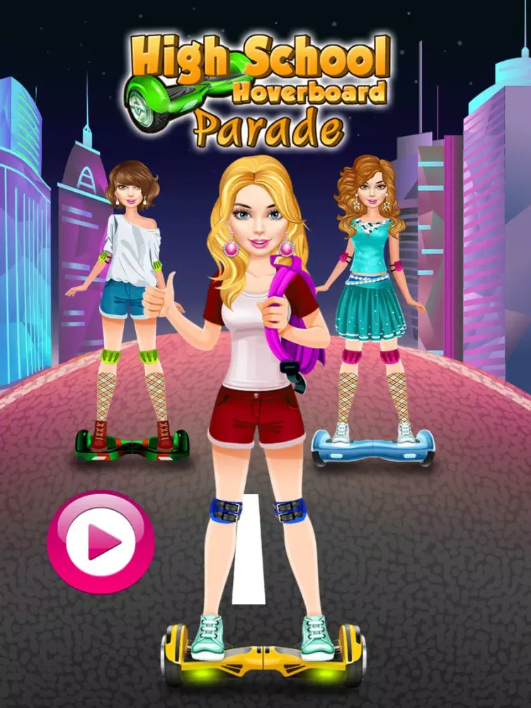 Скриншоты High School Hoverboard Party iPad 