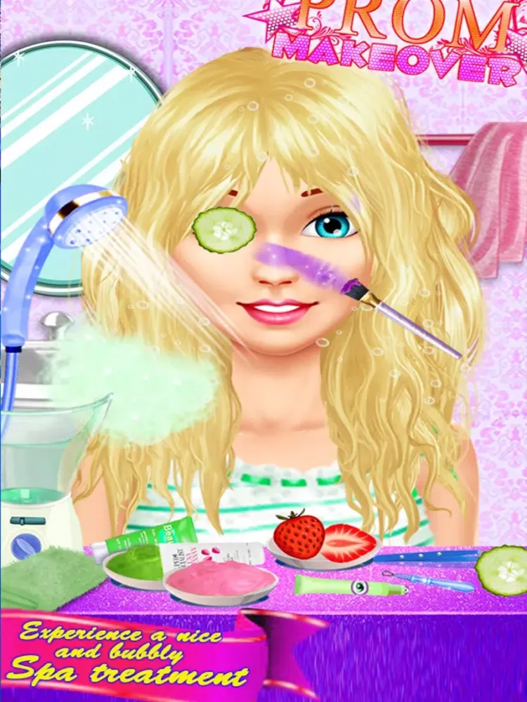ภาพหน้าจอของ Prom Makeover Salon iPad 