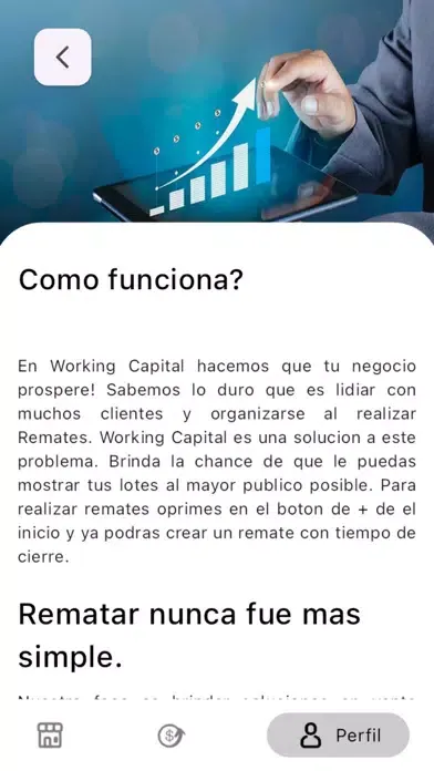 Rematador Working Capital Screenshots