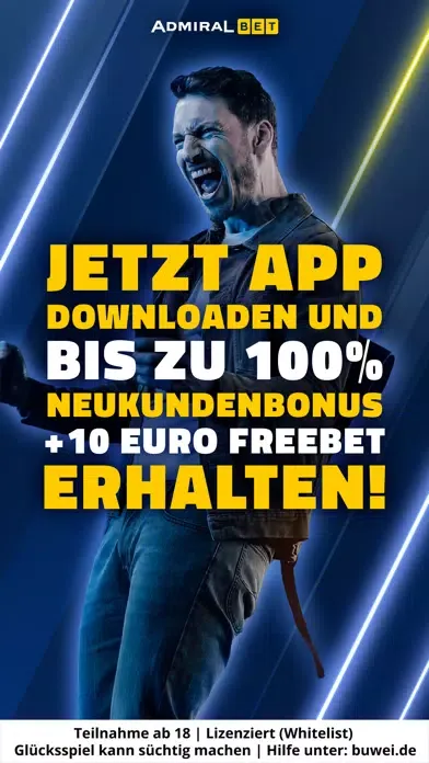 AdmiralBet: Live Sportwetten Ekran Görüntüleri