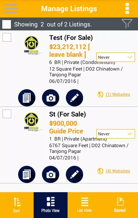 Screenshot di Home Explorer