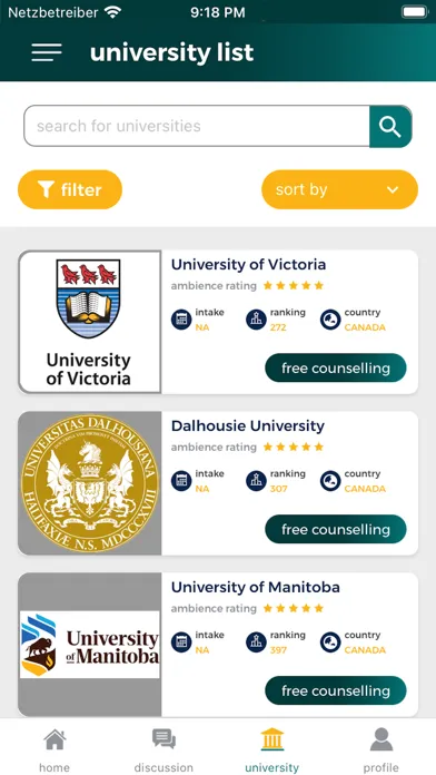 Admissify Screenshots