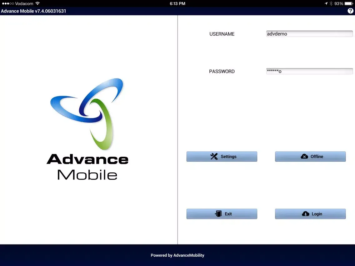 AdvanceMobile iPad 应用截图
