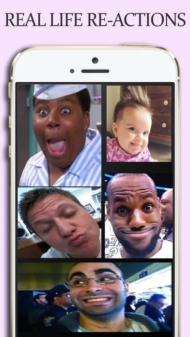 Capturas de pantalla de Reaction Factory - Ready To Send Reaction Pictures And Faces With Custom Meme Maker