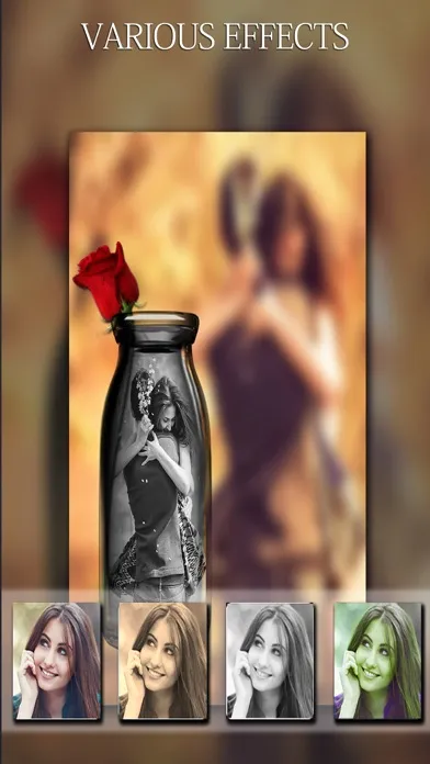 Couple Photo Editor - Lovely Valentine Effects For Beautiful Pip Collage Screenshots